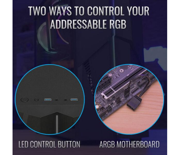 AeroCool PGS Mecha ARGB Czarna - 623754 - zdjęcie 2